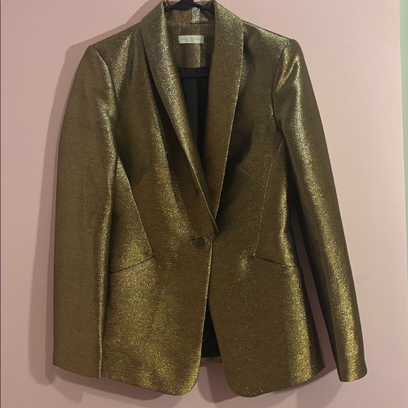 Ramy Brook  Women luxury Blazer Metallic Gold - Picture 5 of 16